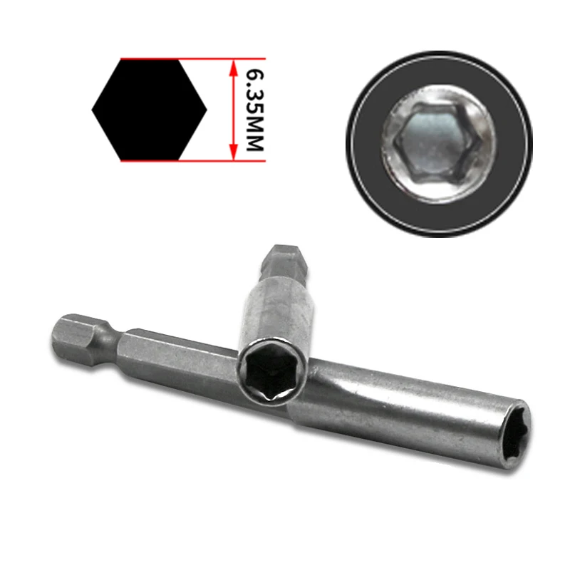 Douille Visseuse 14 Pièces Magnétique Douille Hexagonale 6-19Mm Adaptateur Douille Visseuse A