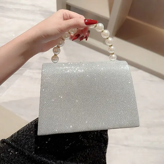 Para Dama Amazon Bolsos Fiesta Plata Cuero Amazon Bolsos De Mano