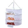 Portable Folding Fish Dryer Laundry Fruit Food Drying Mesh Net Anti-mosquito Dry Rack Hanging Vegetable Fruit Basket 6