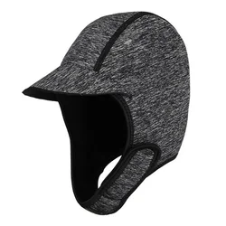 Neoprene Quick - Dry Surf Cap for Sun Protection and Water Sports (Grey 2mm)