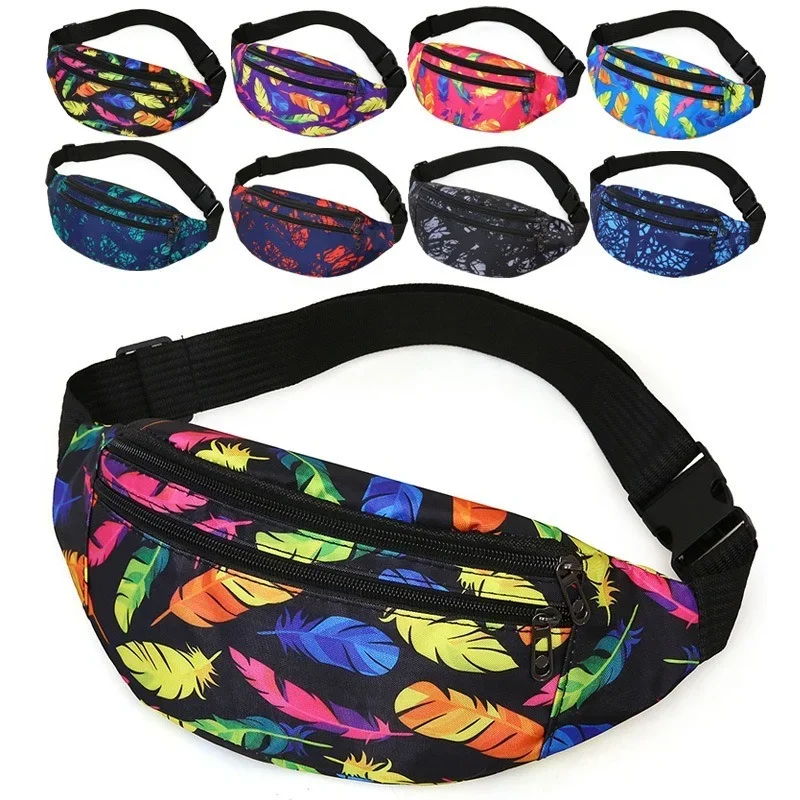 Women Holographic Waist Bag Sport Run Fanny Pack Men Crossbody Bag Fashion Chest Phone Purse Multifunction Belt Bum
