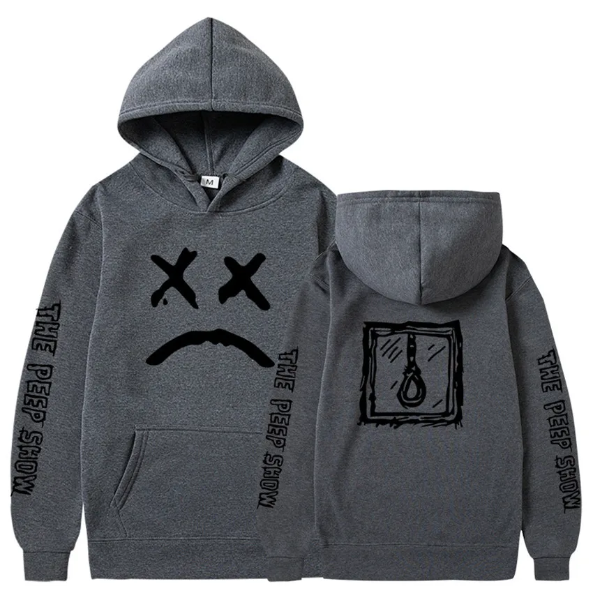 Men Hoodies 2020 Lil.Peep Happy Smiling Face Print Winter Fashion Unisex Couple Pullover Streetwear Sweatshirts Male Sudaderas (6)