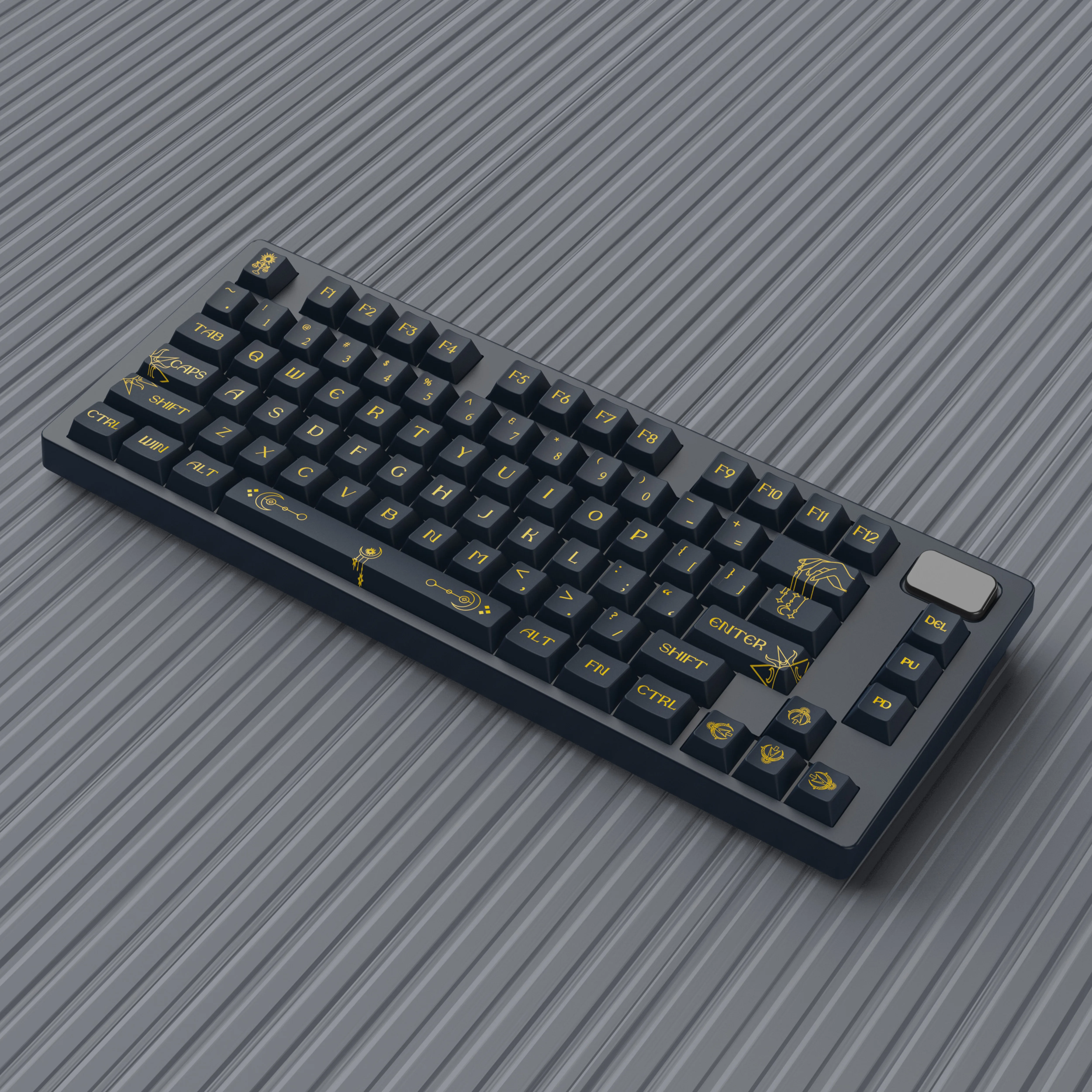 Constelação Caps Chave Lados Sublimação Dye Cereja Perfil Keycap Lightproof para Teclado Interruptor mx Pbt Conjunto - Imagem 2