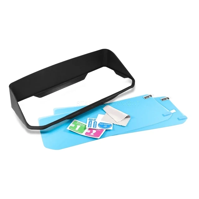 Advanced Glare Protection Screen Visor and Meter Cover Guard for Motorcycle Cockpit TFT Display