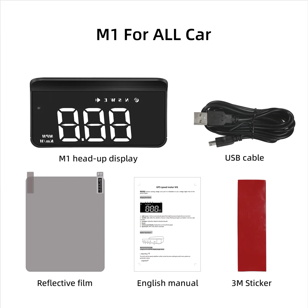 M3 ڵ HUD OBD2   ÷ ,  ڵ ӵ    ӵ ˶  ׼