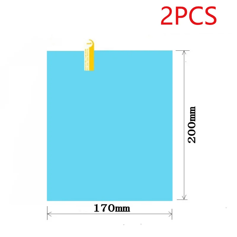 car rearview mirror sticker 2Pcs Car Rearview Mirror Protective Film Rain-proof Film Waterproof Anti-fog