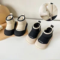 1-8Y Kids Snow Boots Winter New Style Children's Short Winter Boot Boys Girls with Plush Warm Cotton Shoes Non Slip Cotton Shoes 1