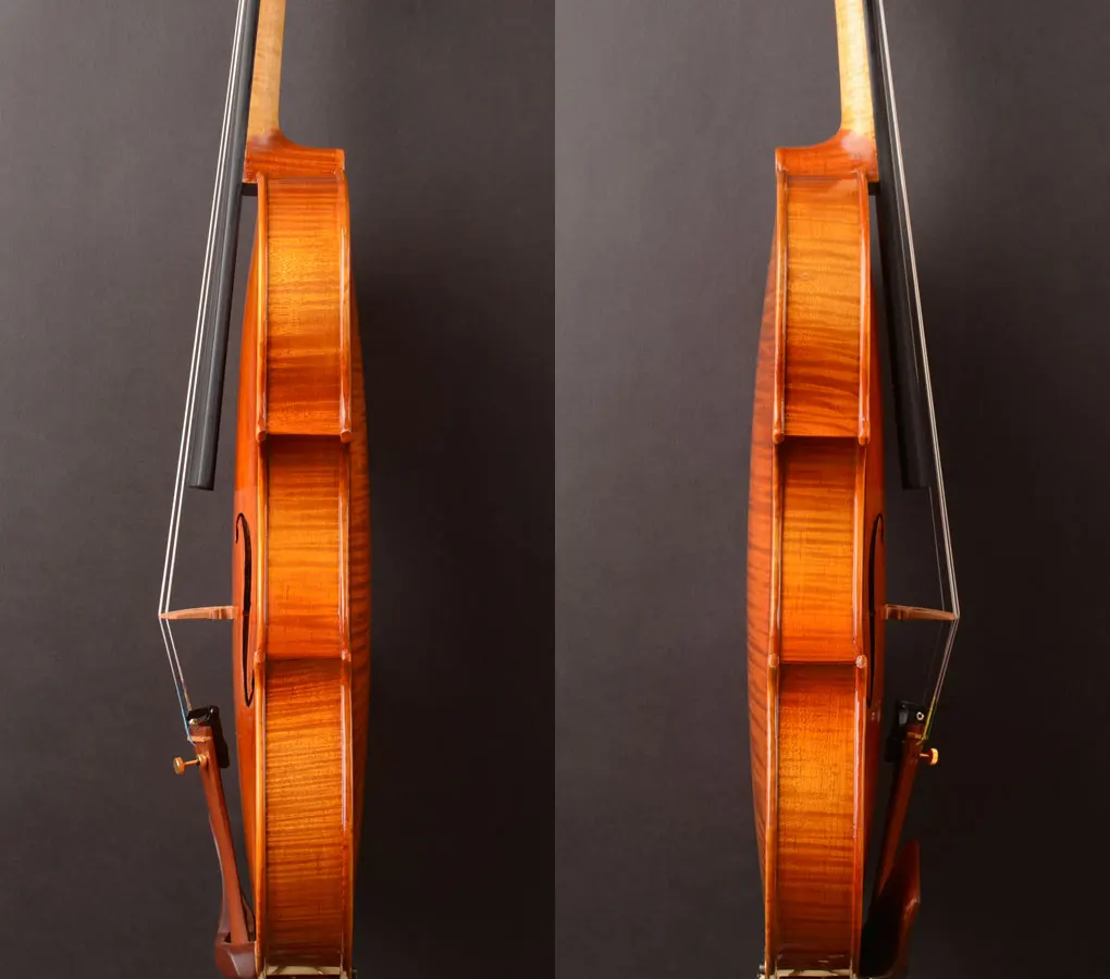 Loud open tone, Transparent VR! Best Model, 4/4 Violin ! Fitted Aubert Bridge , free case and bow
