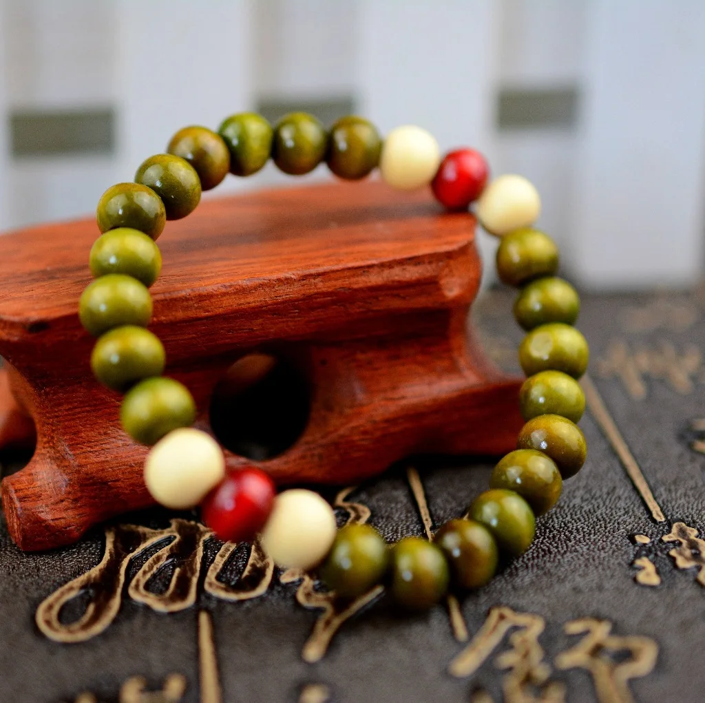 2PCS Wood Mala Buddha Buddhist Prayer Bead Tibet Bracelet Bangle Wrist  Ornament | eBay