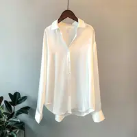 Summer Shirts And Blouses Woman Casual Top Autumn Winter Korean Long Sleeve Button Elegance Sweet Casual Office Lady New Shirts - Image 2