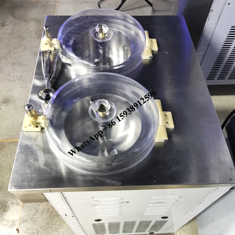 Italian Hard Ice Cream Refrigeration Machine 10 Liters Mixing Milk Slurry Freezer Cold Fruit Gelato Maker 4