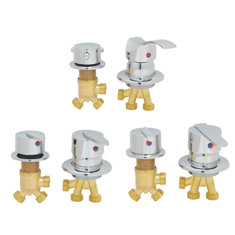 

Bathrooms Hot and Cold Water Control Valves Brass Bathtub Faucets Switches Home Dropship