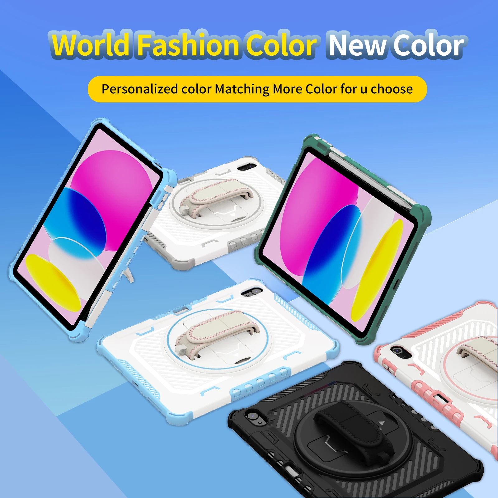 Ultimate 360 Rotating Rugged Tablet Case with Full Body Protection