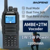Top DMR DM 1701 Digital Walkie Talkie Dual Mode Analog Two Way Radio Open GD77 Dual Time Slot Tier 1+2 Ham Radio DR 1801 4
