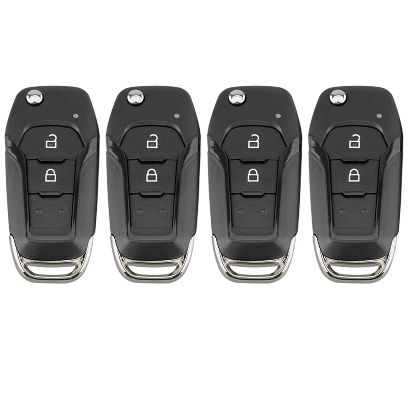 

4X Car Smart Remote Key 2 Button 433Mhz Fit For Ford Ranger F150 2015 2016 2017 2018 Id49 Pcf7945p Eb3t-15K601-Ba