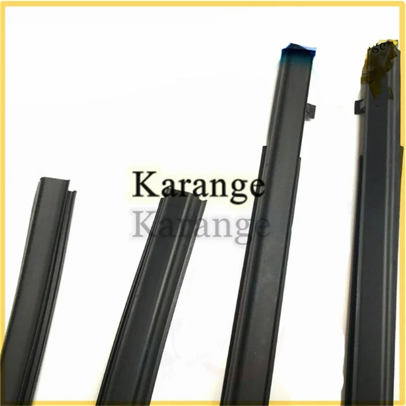4X Car Black Outside Window Moulding Weatherstrips 72410-SAA-013 Fit For 2007-2008 Jazz New 72450-SAA-013 72450-SAA-003