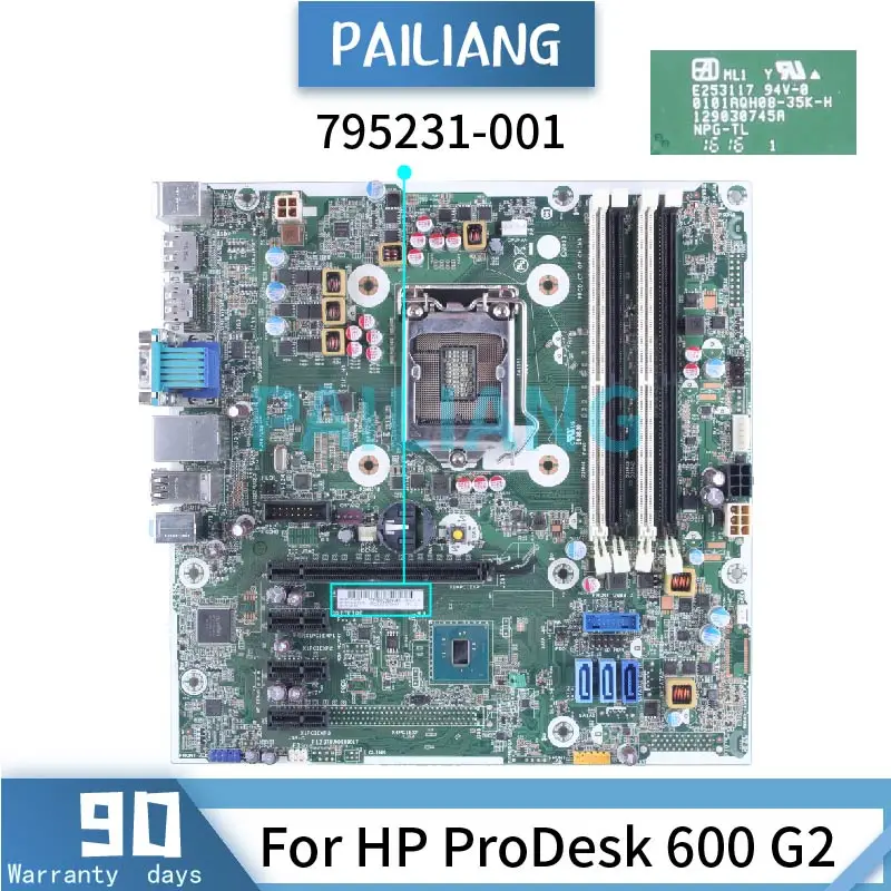 

795971-001 For HP ProDesk 600 G2 Desktop Motherboard SFF MT 795231-001 E253117 0101AQH08-35K-H DDR4 Mainboard 100% Work
