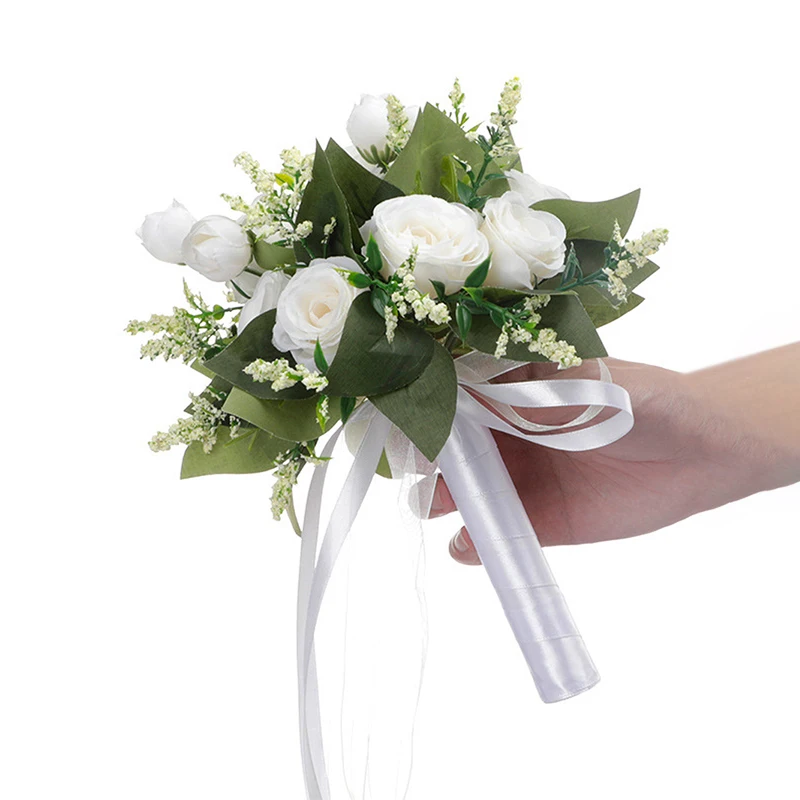 Bouquet Da Sposa, Damigella D'onore, Fiori Artificiali