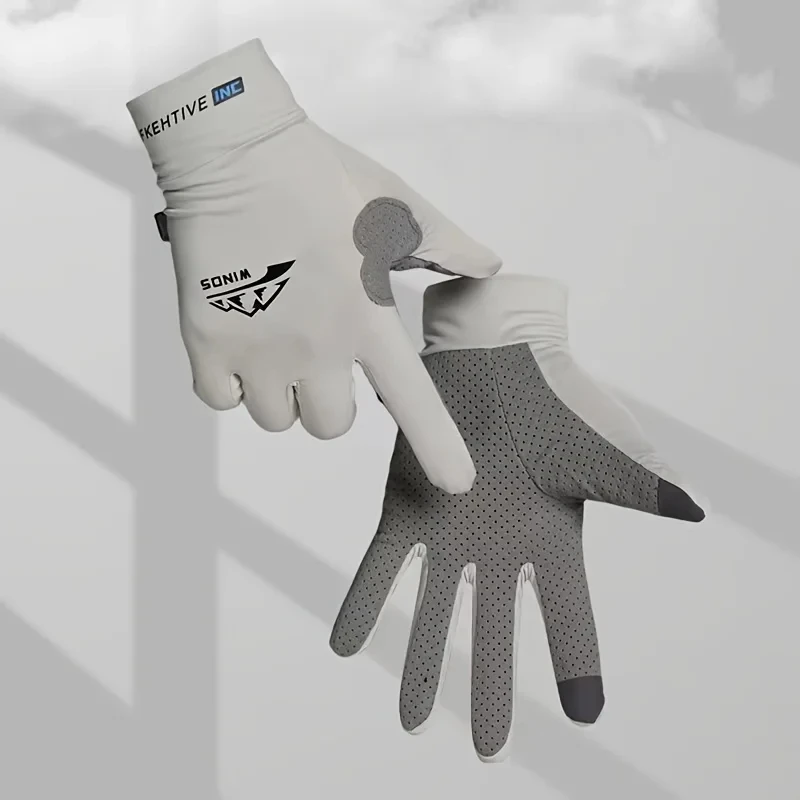 Unisex Outdoor Sports Gloves Anti-Slip Wear-Resistant & Breathable For Camping& Fishing Suitable for Men & Women 1pair