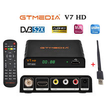 Gtmedia V7 HD S2X DVB-S S2 odbiornik satelitarny wsparcie BISS klucz h 264 1080P PowerVu 3G WIFI v7hd dekoder brazylia darmowa wysyłka tanie i dobre opinie CN (pochodzenie) DIGITAL Support