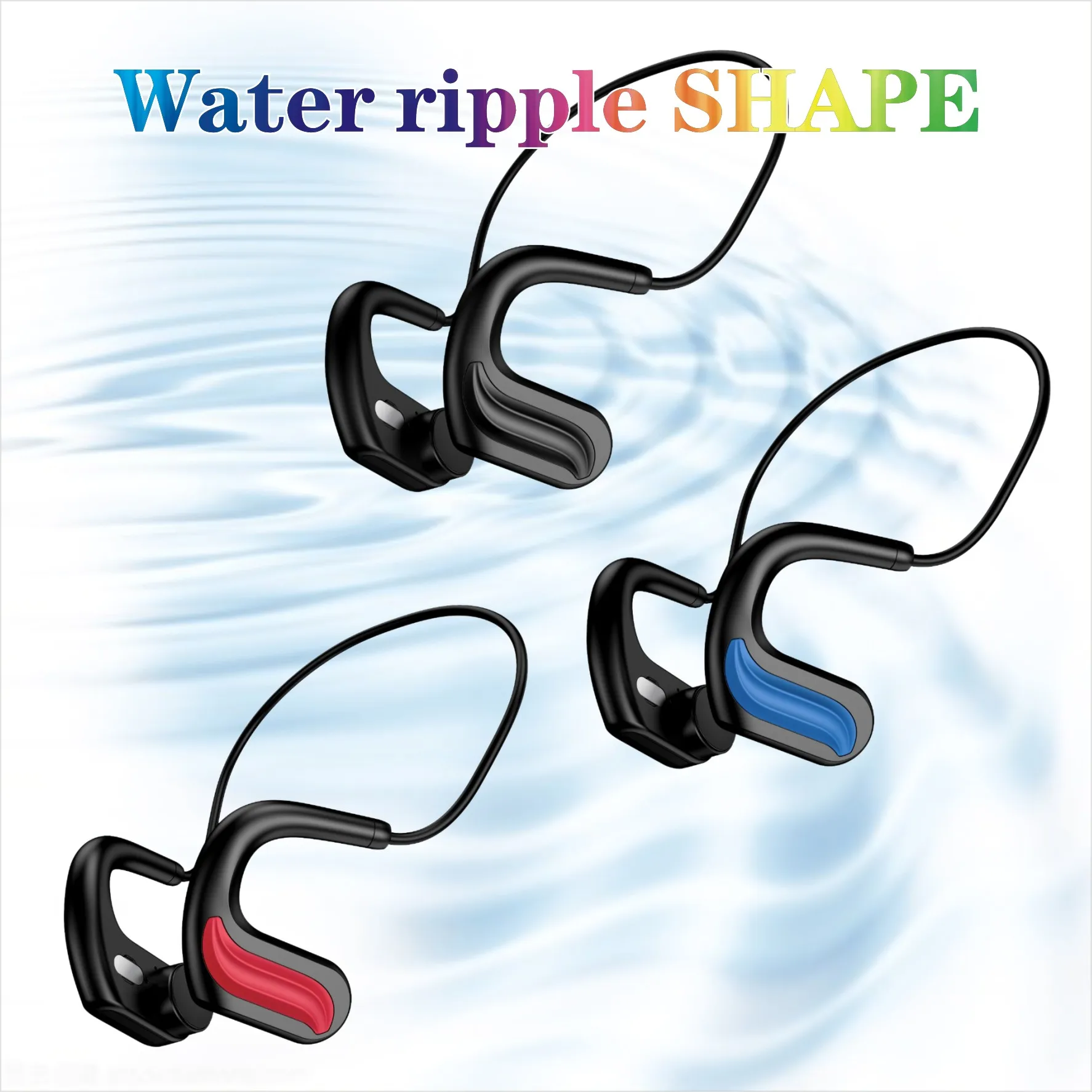 

Y9 Wireless Bluetooth 5.0 Earphones Outdoor Bone Conduction Headset Swimming Painless and Waterproof Suitable for Xiaomi Huawei