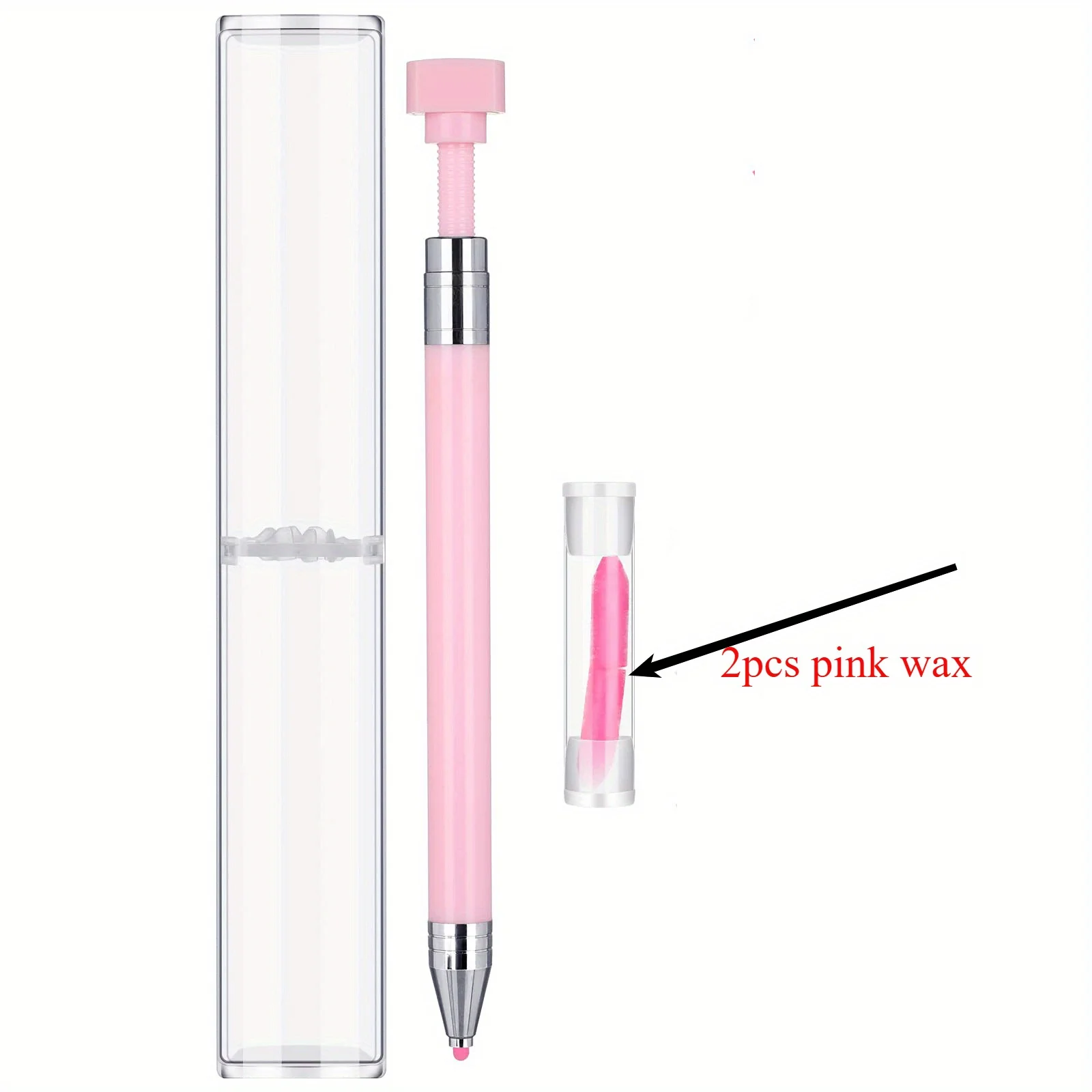Description Picture 2 of itemDIY Diamond Painting Pen Kit Refillable Crayons Rotating Glue Dot Drill Pen for Nail Art, Diamond Art Accessories Quick Tool