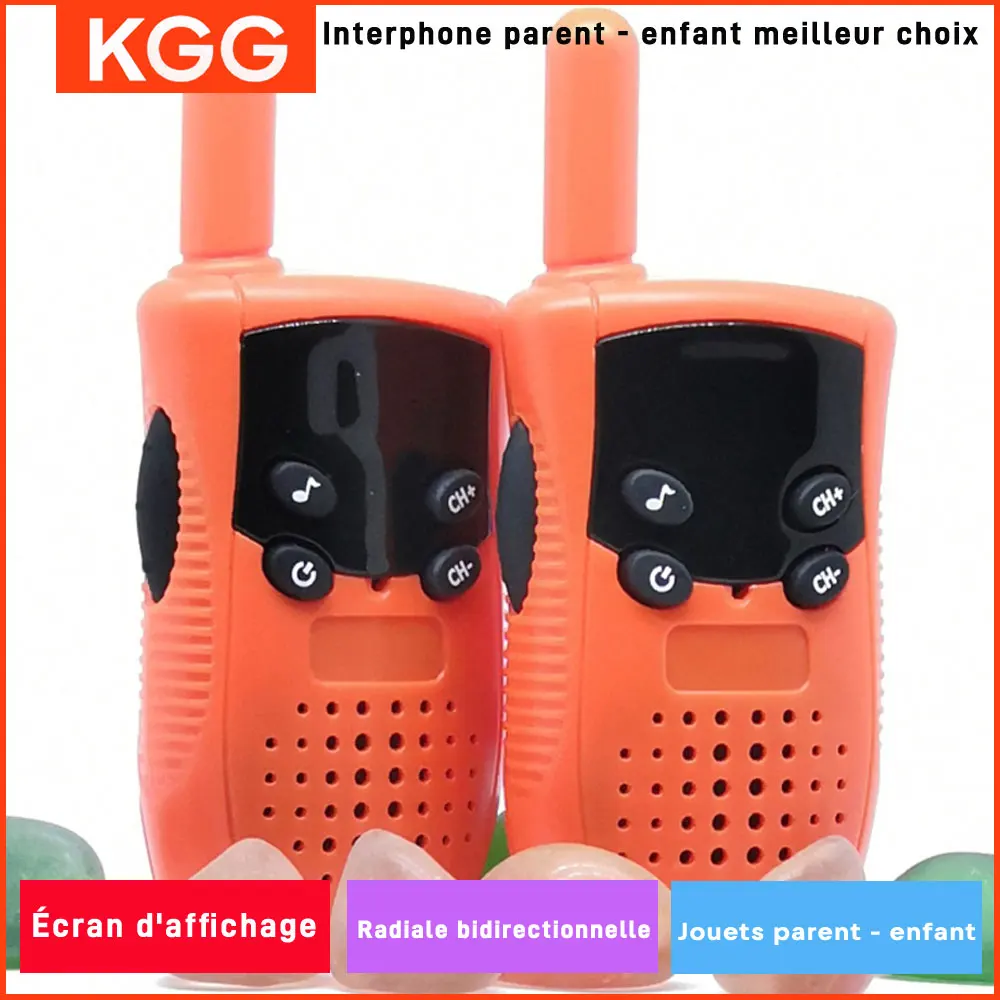 2 pièces enfants talkie-walkie enfants émetteur-récepteur portatif longue portée Portable talkie-walkie Radio bidirectionnelle enfant cadeaux d'anniversaire jouets