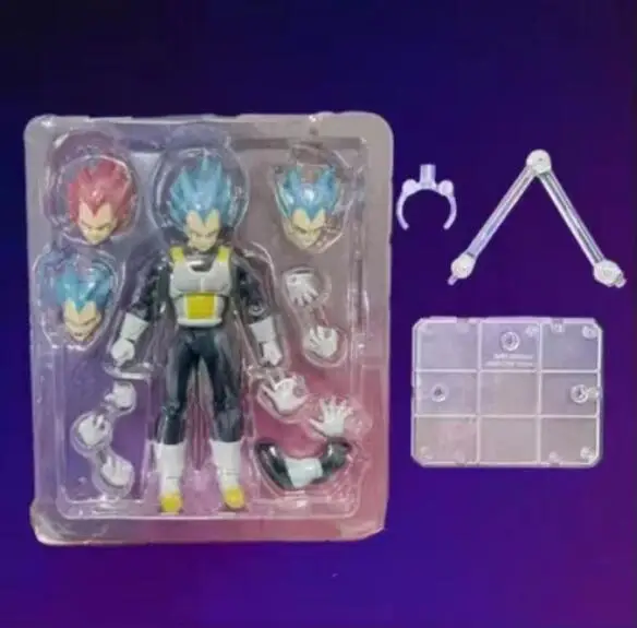 

16CM Dragon Ball Z Vegeta Bejīta Yonsei Toys Anime Joint Movable Action Figure Model Gifts Collectible Figurines for Kids