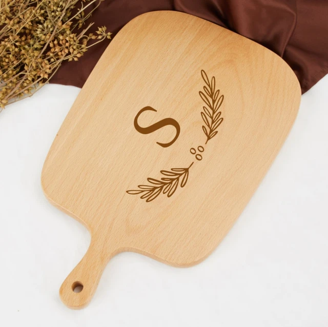 Wooden Fish Cutting Board w/ Metal Head and Tail - charcuterie