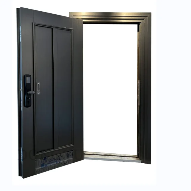 soundproof main entrance outdoor Fast Door security stainless steel wholesale door 3