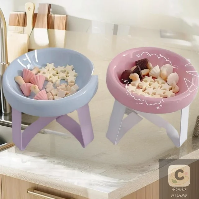 New Spine Protection Pet Bowl High Feet Neck Protection Cat Bowl With Stand Pet Food Bowl Pet Supplies 2