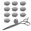 10pcs Easy Adjust Square Knob Square Adjuster Haircut Tools Quality Hair Scissors Accessories for Stylists and Barbers X7XA
