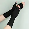 Summer Cycling Gloves Fingerless/Half Finger  Fitness Fishing Women Men Spring Gym Breathable Elastic Sport Bicycle Gloves 4