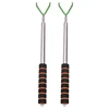 2X Disc Golf Retriever Telescoping Disc Golf Grabber Durable Stainless Steel Disc Golf Retrieving Device Retrieve Discs 1