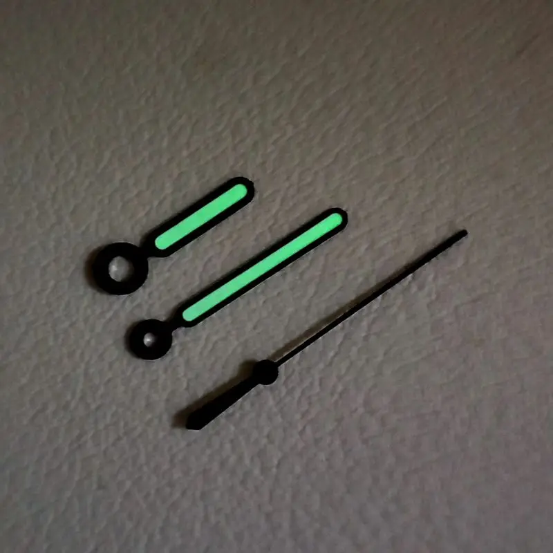 Watch accessories NH35/36/38 pointer with black edge and white luminous light suitable for NH35/36/4R movement