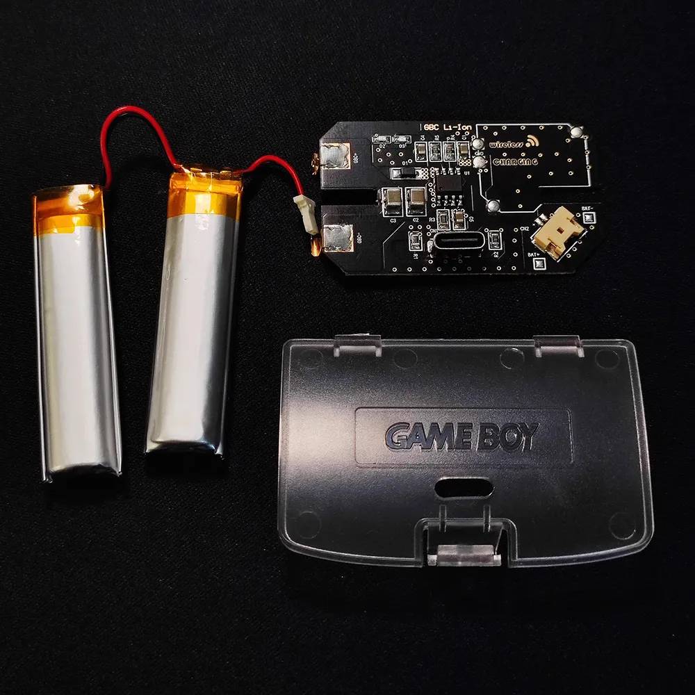 1800mAH Dual Lithium Battery Module Rechargeable For  GBC,no need to cut shell
