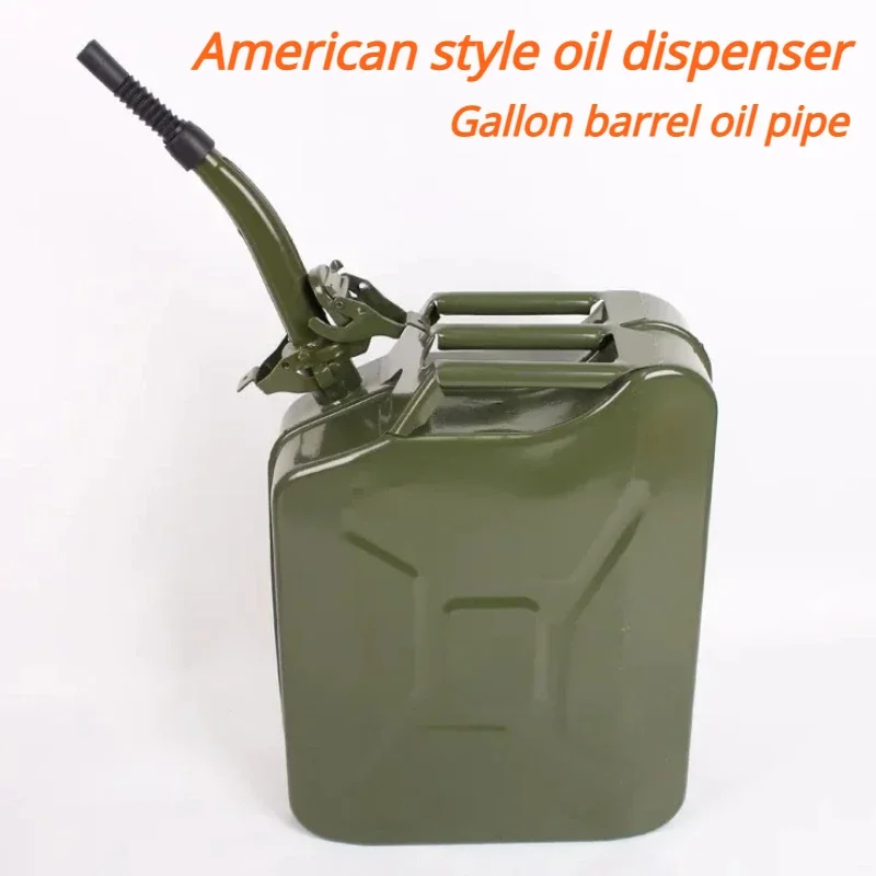 Metal and Rubber Pouring Spout with Flexible Nozzle for 5L Jerry Cans 1