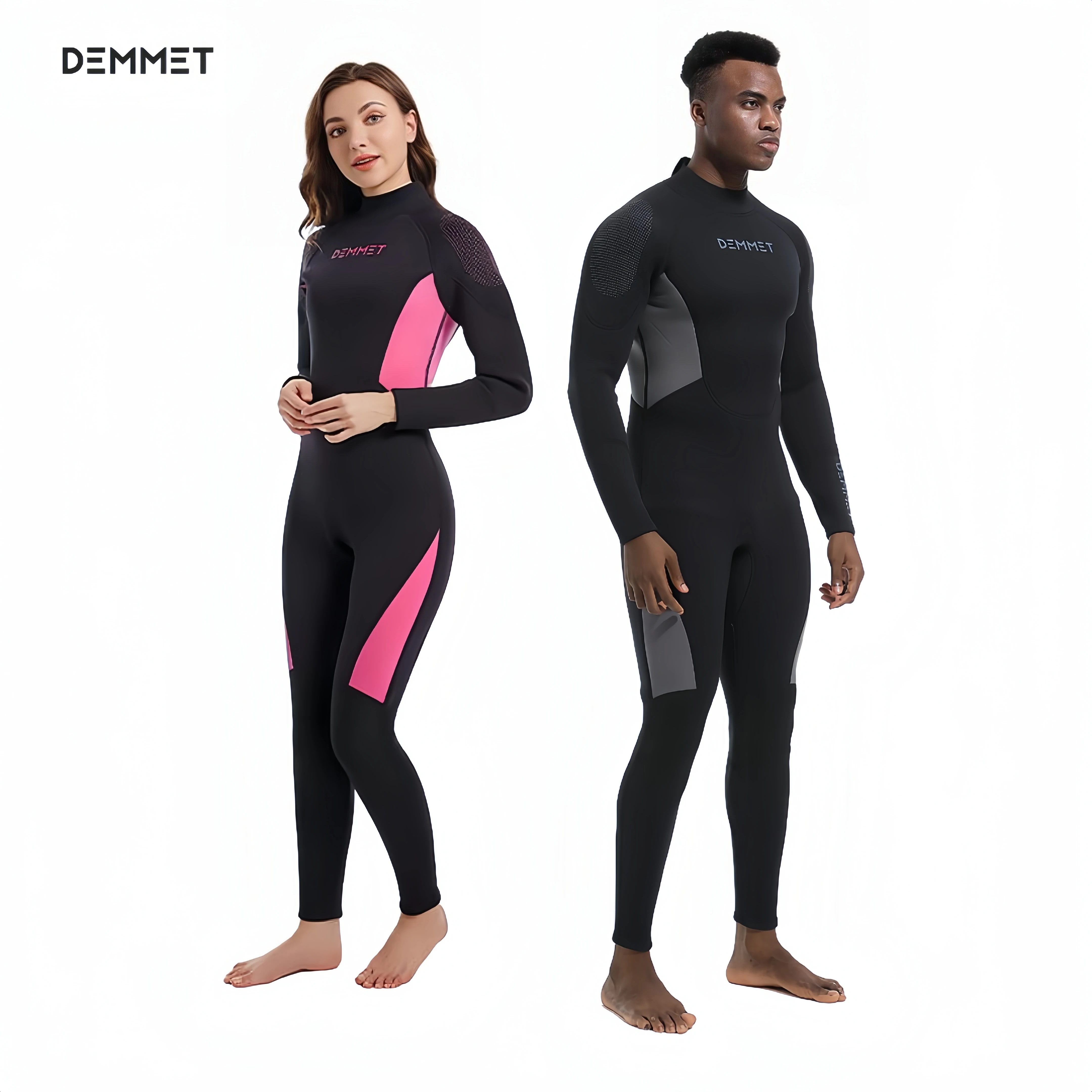 Diving Suit Neoprene Wetsuit Men Women 1.5MM/3MM Scuba Diving Full Suit Spearfishing Swimwear Snorkeling Surf One Piece Set Winter Keep Warm