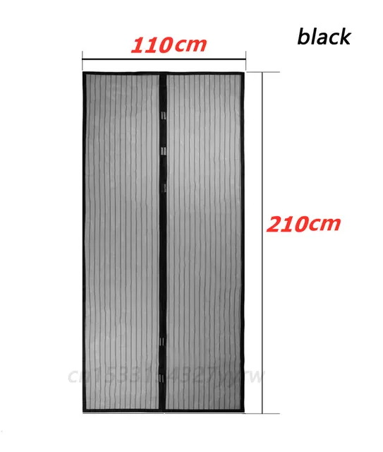 Black 110x210cm