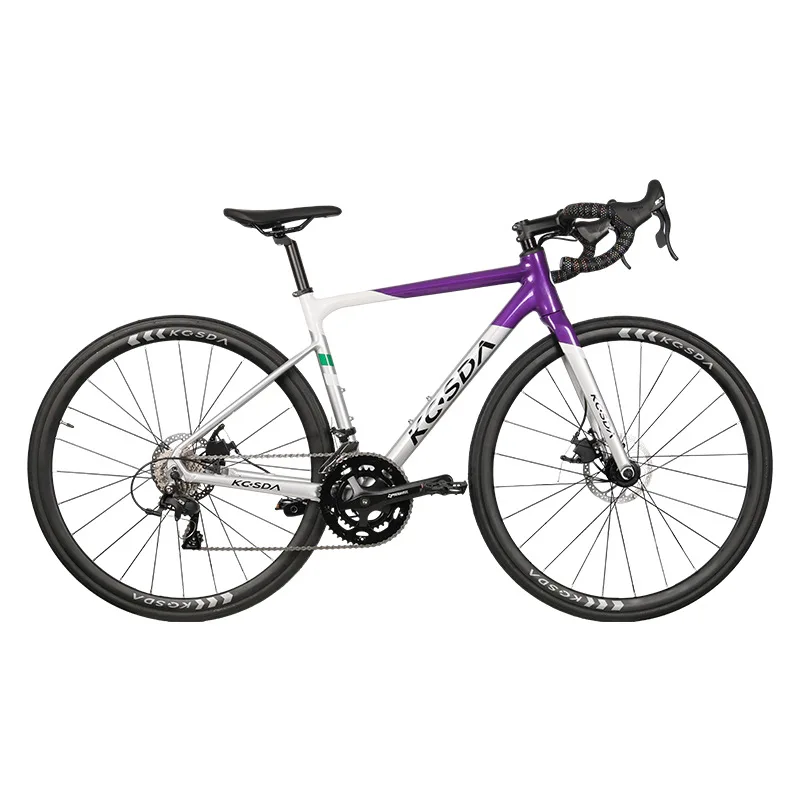 KOSDA Full Internal Cable Road Bike 18 Speed Thru Axle