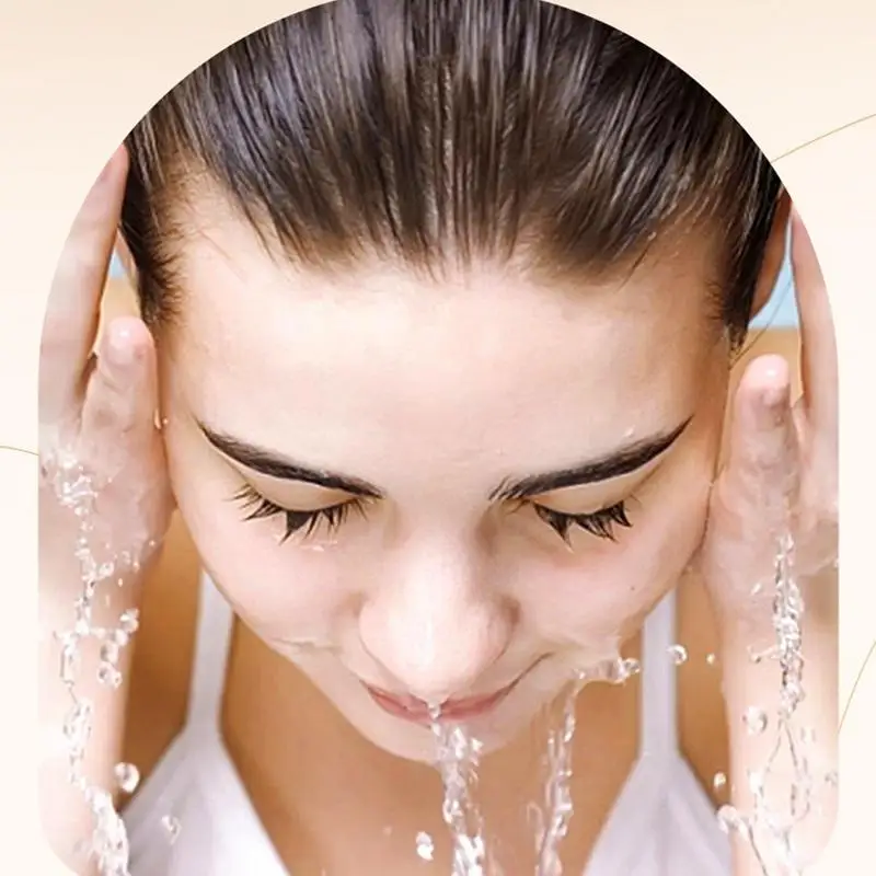 Rice Water Face Cleanser Rice Raw Pulp Foaming Facial Cleanser 120ml Soothing Facial Cleanser With Brush Head Clear Face Wash 5