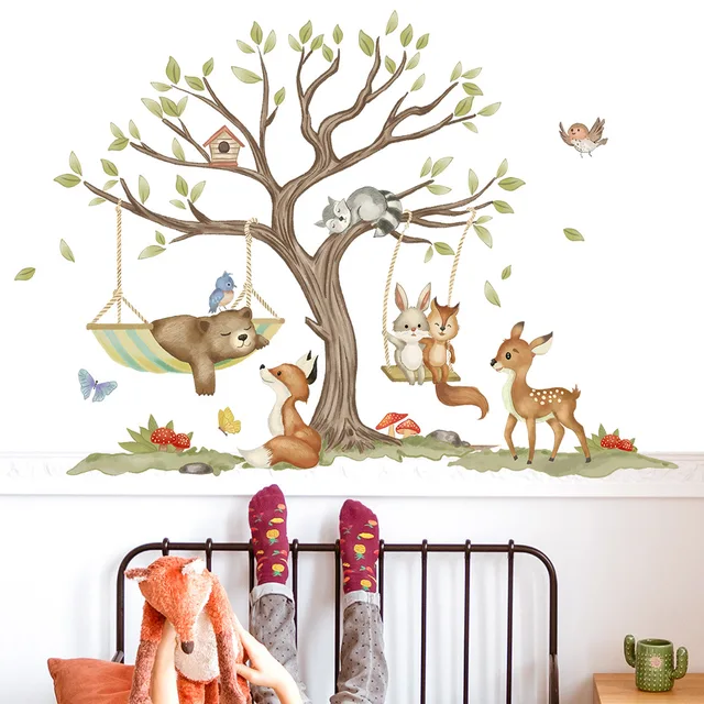 Autocollant Mural Bandeau Jungle Grecque – 30 X 130 Cm – Adhésif Repositionnable, Imperméable – Décoration Chambre Enfant