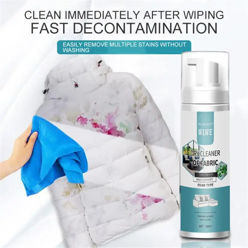 Carpet Cleaning Agent House Cleaning Water-free Mattress Decontamination Ingredient Safety Fabric Cleaner Stubborn Stain Cleaner