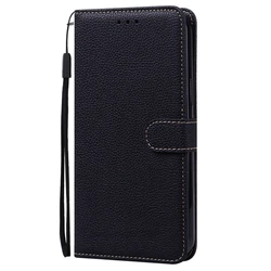Leather Wallet Flip Case - Premium Silicone Cover s Coque for Mi 8 Lite (01)