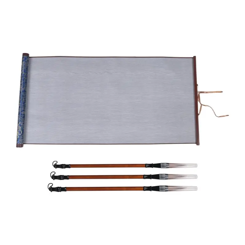 VO-잉크리스 중국 서예 세트 재사용 가능한 물 쓰기 마법 천 스크롤 전통 중국 서예 쓰기 펜