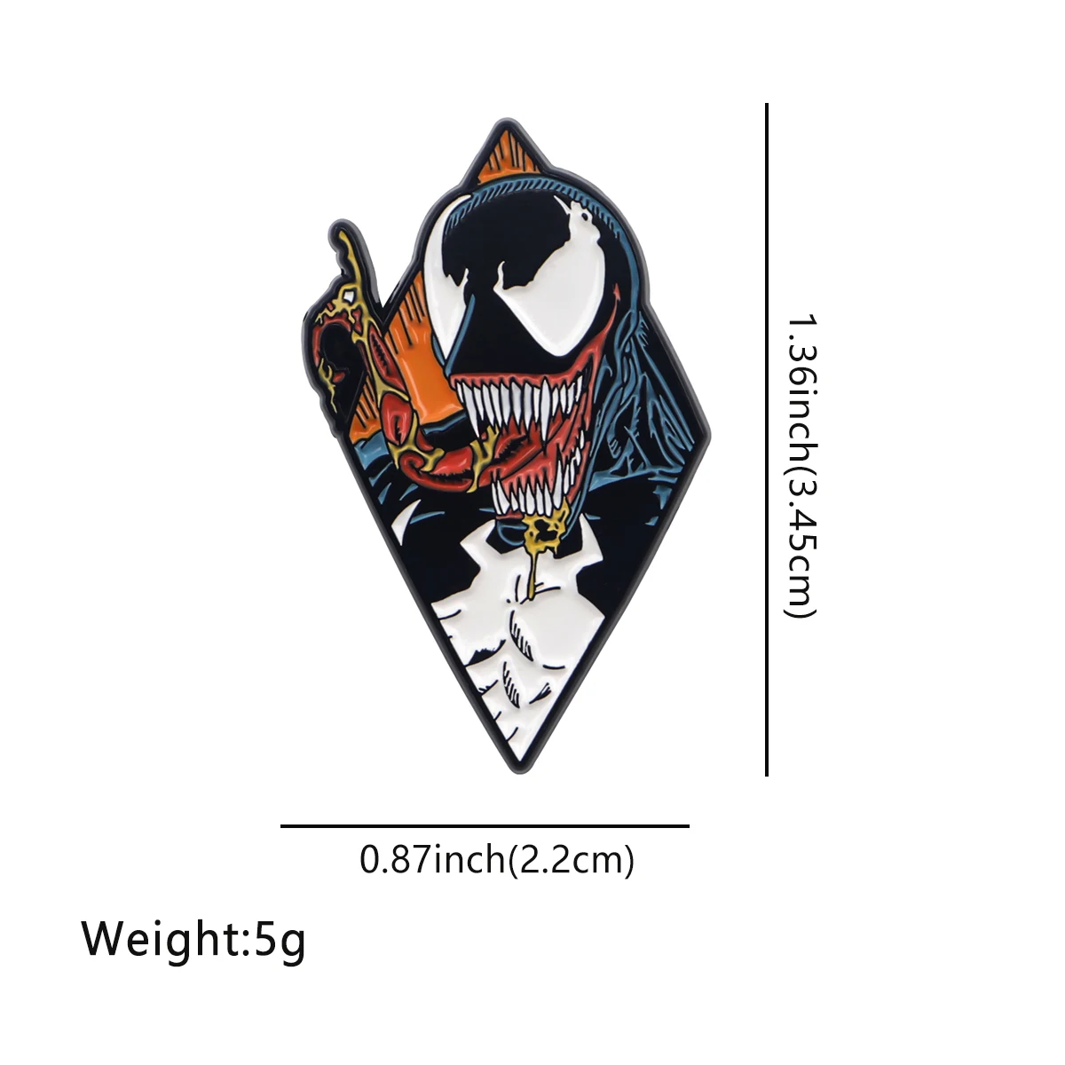 Cartoon Movie Hero Metal Brooch – Stylish Lapel Pin for Bags, Collars, and Clothes
