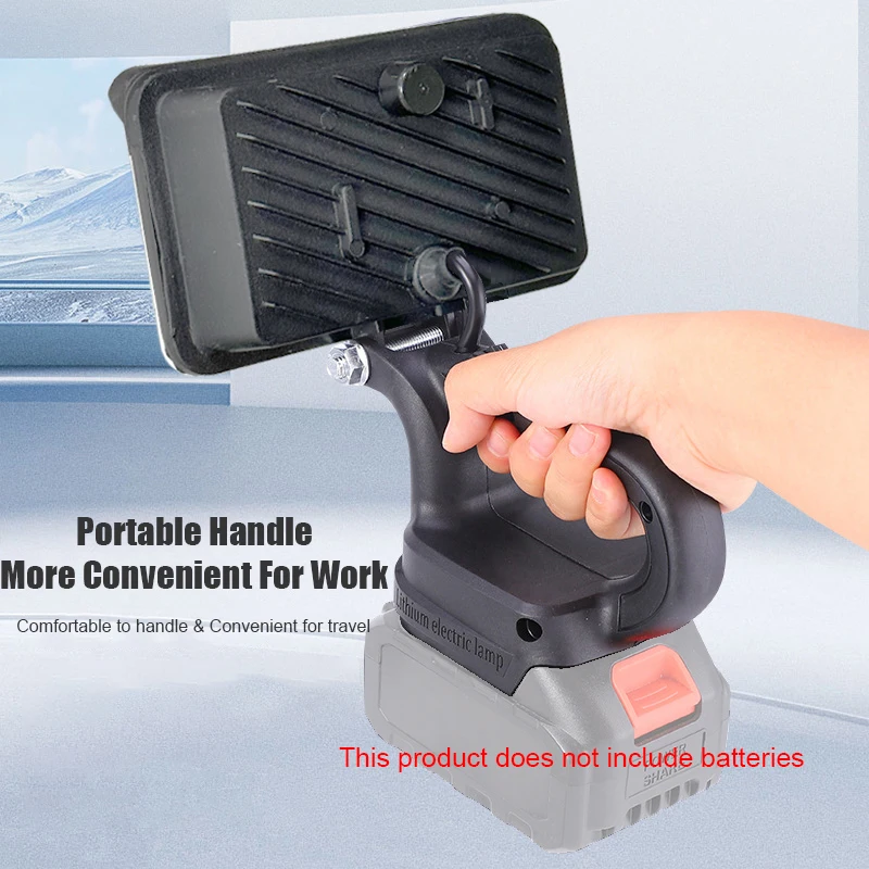 Handle LED Working Lights Portable Outdoor Emergency Lights Lamps Flashlights Torch For Makita Lomvum ZhiPu HongSong 18V Battery