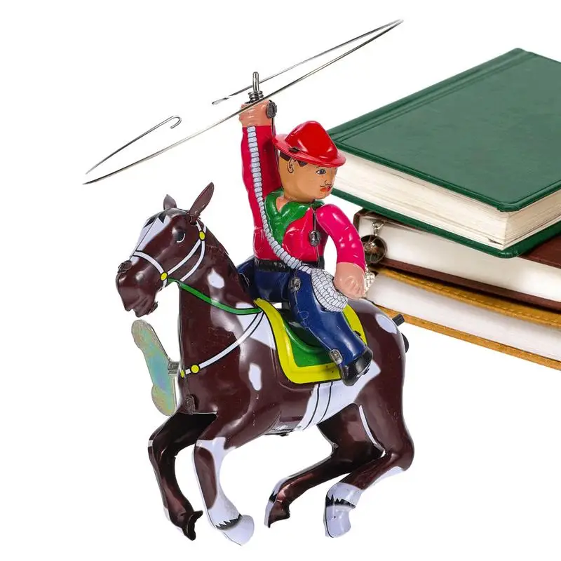 

Ретро заводные игрушки, сборная игрушка, фигурка, заводная жестяная лошадь, новинка, игрушки для мальчиков, девочек, детей, домашний декор для детей