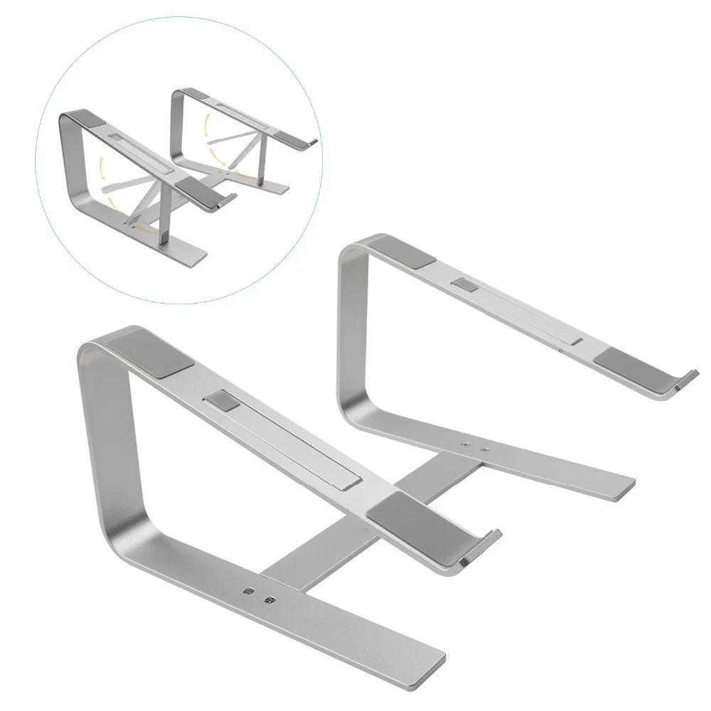 JOMAA Aluminum Laptop Stand Ergonomic Metal Cooling Notebook Holder For Mac book Air Pro Base Bracket For Laptop