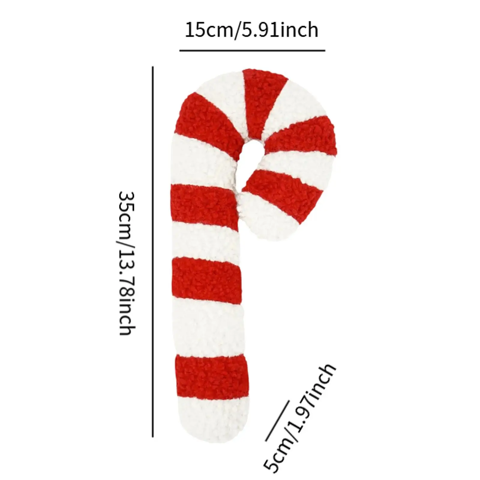 Candy Cane Pillow Creative for Valentine's Day Gifts Birthday Gifts Kids Toy